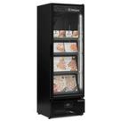 Freezer Vertical Porta de Vidro 445L Conveniência GCVC-45 CB PR All Black Gelopar - LED Perimetral e -12C a -20C