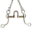 Freio Articulado Inox com Salivador em Bronze Bocal Baixo