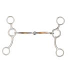 Freio Bolinha Perna Curta com Bocal Liso Bronc-Steel 38019