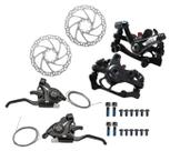 Freio Disco Pinças + Alavanca Passador Rapid Fire 21v Bike