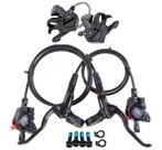 Freio Hidráulico Shimano Altus Mt200 Par+passador Rapid Fire