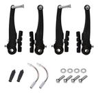 Freio V-brake Bike Mtb Nylon 110mm C/Sapata Orbital70mm paco