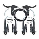 Freio V-brake Ferro/Nylon com Manete Nylon Preto Freio V-brake Ferro/Nylon com Manete Nylon Preto