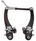 Freio v-brake nylon preto 4 pecas gti