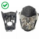 Frente Farol Fan 160 2022 Carenagem + Suporte Branca 200303 - PLASMOTO