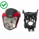 Frente Farol Titan 160 2022 Caren + Suporte Vermelha 200294 - PLASMOTO