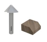 Fresa Cantoneira Chanfrada 45 10xh6mm Radix - 1900045.01