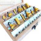 Fresa Para Tupia Franca 6Mm A 32Mm Kit Com 12 Pecas - 1295 Fresa Para Tupia Franca 6Mm A 32Mm Kit Com 12 Pecas - 1295