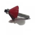 Fresa Para Tupia Moldura Reta / Chanfro 1.1/4" X 1/4" Com Rolamento - Rocast