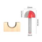 Fresa Redonda Desbaste 6x22mm Corte Madeira Cnc Router Tupia