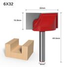 Fresa Reta Desbaste 6x32mm P/ Madeira