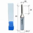Fresa Router CNC Corte Ø6 x AC 28mm x H Ø12,7mm x 3 Cortes - Com Revestimento DLC
