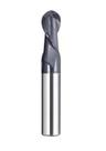 Fresa Topo Esférica de Metal Duro 2,5Mm - 2 Cortes 45Hrc H4