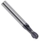 Fresa Topo Esférica Metal Duro 2 Cortes 5mm cobertura AlTin