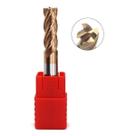 Fresa Topo Metal Duro 5mm 4 Cortes 55 Hrc com Cobertura