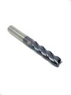Fresa Topo Reto 12 mm, 4 cortes, Haste 12 x 100 mm (+), Metal Duro 45 HRC (BuckPro: FTC45-4-12012100L)