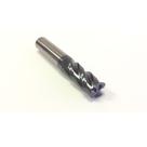 Fresa Topo Reto 20 mm, 4 cortes, Haste 20 x 100 mm, Metal Duro 45 HRC (BuckPro: FTC45-4-20020100)