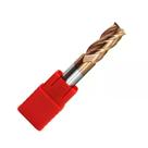 Fresa Topo Reto Metal Duro 9Mm 4 Cortes 55Hrc Wtools Carbide