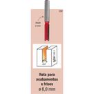 Fresa Tupia Paralela 6mm Haste 6mm Fresa Tupia Paralela 6mm Haste 6mm