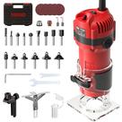 Fresadora Compacta para Madeira TEENO 1,25 HP 6 Velocidades 110 V Kit Fresadora Compacta para Madeira TEENO 1,25 HP 6 Velocidades 110 V Kit