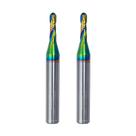 Fresadora de topo de metal duro WEXWE Tools Extra Long Ball Nose 2 Flute
