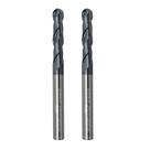 Fresadora de topo de metal duro WEXWE Tools Extra Long Ball Nose 2 Flute