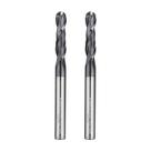 Fresadora de topo de metal duro WEXWE Tools, ponta esférica extra longa, haste de 8 mm