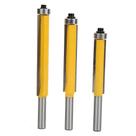 Fresadora FTVOGUE 3PCS com haste de 8 mm com rolamento para madeira
