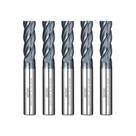Fresadora quadrada de metal duro WEXWE 5PCS com haste de 1/8"