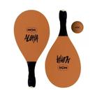 Frescobol De Madeira Revestida Aloha Laranja 3700 - Mor