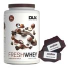 Fresh Whey Isolado Hidro 3W Chocolate 900g Luva Integral Dux Fresh Whey Isolado Hidro 3W Chocolate 900g Luva Integral Dux