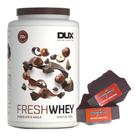 Fresh Whey Isolado Hidro 3W Chocolate 900g Luva Vermelha Dux