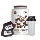 Fresh Whey Isolado Hidro Belga 900g Luva Dux + Coqueteleira Fresh Whey Isolado Hidro Belga 900g Luva Dux + Coqueteleira
