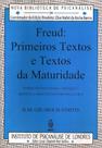 Freud: Primeiros textos e textos da maturidade - IMAGO - TOPICO Freud: Primeiros textos e textos da maturidade - IMAGO - TOPICO