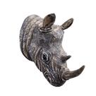 Fridge Magnet 3D Rhino Head Resin Animal para crianças e adultos Fridge Magnet 3D Rhino Head Resin Animal para crianças e adultos