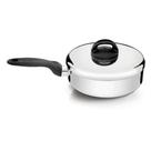 Frigideira 24cm Eterna C/tampa - Nigro De 2,5 L Prateado