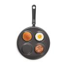 Frigideira 4 Ovos Brinox Ceramic Life Naturalle Ø26cm 1,3L Vermelho Garlic