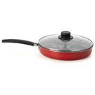 Frigideira 4 Ovos Poché Gourmet Vermelho 26cm Antiaderente