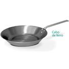 Frigideira aço carbono 30cm Nr 12 - 2,3 Litros
