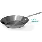 Frigideira aço carbono 30cm Nr 12 - 2,3 Litros - Vitória Régia