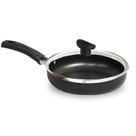 Frigideira Alta 18 cm Teflon Antiaderente com Tampa de Vidro