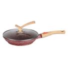 Frigideira Alumínio Revestimento Cerâmico Antiaderente com Tampa de Vidro Tamanho: 24cm HM9363