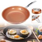Frigideira antiaderente 20 24 28cm frigideira com revestimento de titânio cerâmico Frigideira antiaderente 20 24 28cm frigideira com revestimento de titânio cerâmico