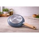 Frigideira Antiaderente 22cm Max Chef Revestimento Duravel Design Moderno Cinza