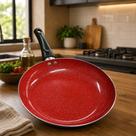 Frigideira Antiaderente 22cm Revestimento Cerâmico Panela Cozinha Resistente Durável Fácil Limpar Ideal Fritura Omeletes