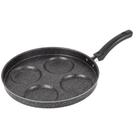 Frigideira Antiaderente 26cm 4 Ovos Stone Preto Alumínio Nacional