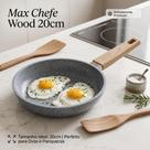 Frigideira Antiaderente Alumínio Revestimento Cerâmico Elegante 20cm Cor Cinza Frigideira Antiaderente Alumínio Revestimento Cerâmico Elegante 20cm Cor Cinza