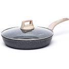 Frigideira Antiaderente CAROTE Granite 26cm com Tampa de Vidro