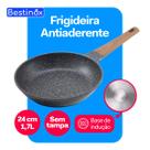 Frigideira Antiaderente Ceramica 24cm Indução Cabo Antitermico - Bestinox