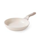 Frigideira antiaderente de cerâmica de indução hansubute 20cm branca